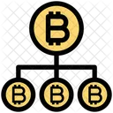 Bitcoin-Netzwerkstruktur  Symbol