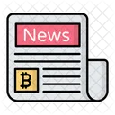 Bitcoin News Bitcoin Cryptocurrency Icon