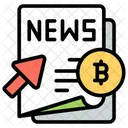 Bitcoin Newspaper Crypto Newspaper Bitcoin News Icon