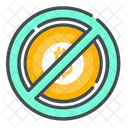Bitcoin Not Target  Icon