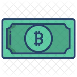Bitcoin Note  Icon