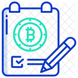 Bitcoin Note  Icon