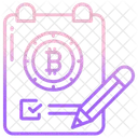 Bitcoin Note Money Bitcoin Icon