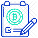 Bitcoin Note Money Bitcoin Icon
