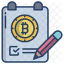 Bitcoin Note Money Bitcoin Icon