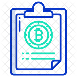 Bitcoin-Notizblock  Symbol