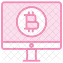 Bitcoin Wallet Duotone Line Icone Icon