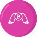 Bitcoin On The Rise Fly Bitcoin Icon