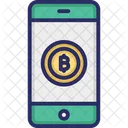 Bitcoin Online Payment  Icon