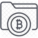 Bitcoin Datei Ordner Symbol