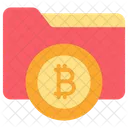 Bitcoin-Ordner  Symbol