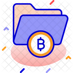 Bitcoin-Ordner  Symbol