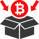 Bitcoin Package Bitcoin Box Icon