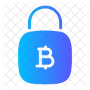Bitcoin padlock  Icon