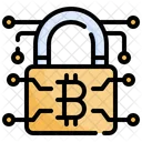 Bitcoin Padlock Crypto Lock Bitcoin Security Icon