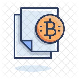 Bitcoin Paper  Icon