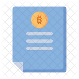 Bitcoin Paper  Icon