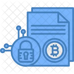 Bitcoin Paper Technology  Icon