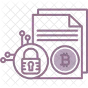 Money Bitcoin Lock Icon