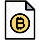 Bitcoin-Papier  Symbol