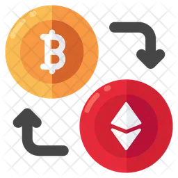 Bitcoin para ethereum  Ícone