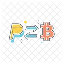 Bitcoin Para Paypal Ícone