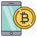 Bitcoin Pay Mobile Icon