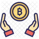 Bitcoin Payment Send Bitcoin Accept Bitcoin Icône