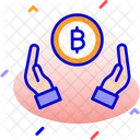 Bitcoin Payment Send Bitcoin Accept Bitcoin Icône