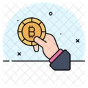 Bitcoin Payment Cryptocurrency Icon