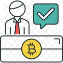 Bitcoin Person Bitcoin Person Icon