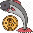 Pez bitcoin  Icono