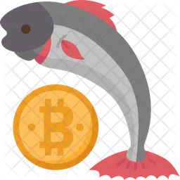 Pez bitcoin  Icono