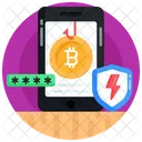 Banking App Finance App Bitcoin Phishing Icon