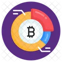 Bitcoin Pie Chart Bitcoin Chart Bitcoin Pie Icon