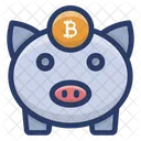Bitcoin Piggy Box  Icon