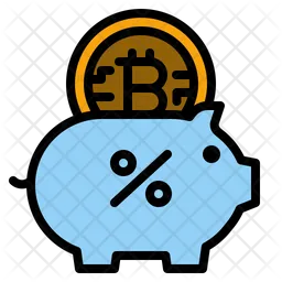 Bitcoin Piggybank  Icon