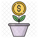 Bitcoin Plant  Icon