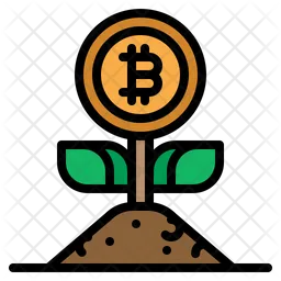 Bitcoin Plant  Icon