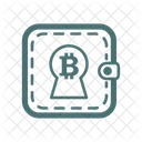 Bitcoin pocket key hole  Icon
