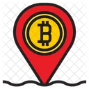 Bitcoin Pointer Pointer Bank Icon
