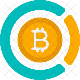 Bitcoin Portion  Icon