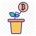 Bitcoin Pot  Icon