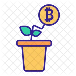 Bitcoin Pot  Icon