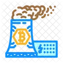 Energia Consumo Criptomonedas Icono