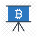 Prasentation Tafel Bitcoin Icon