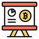 Bitcoin Presentation Powerpoint Display Icon