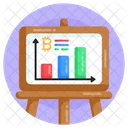 Bitcoin Analytics Bitcoin Presentation Bitcoin Data Icon