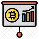 Bitcoin Presentation Presentation Analytics Icon
