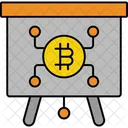 Bitcoin Presentation Presentation Board Business Presentation Icon